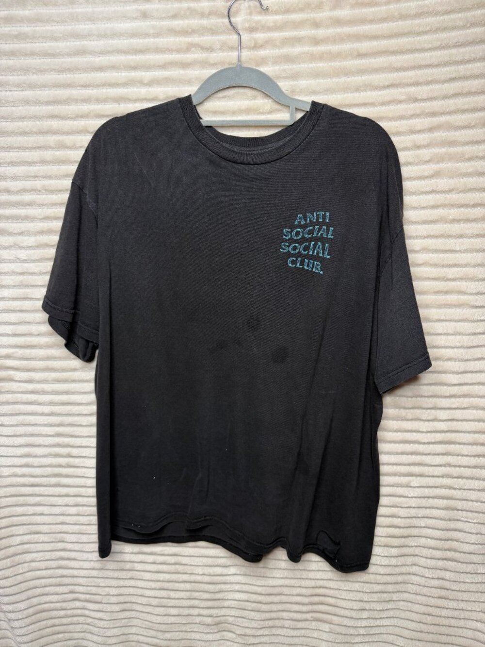 Anti Social Social Club Black Graphic T-Shirt